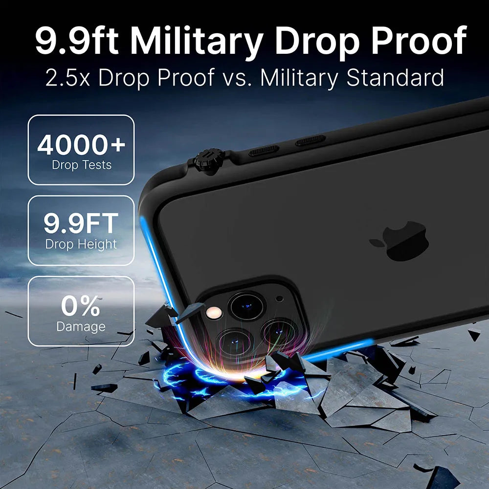 iPhone 11 Pro Max Shockproof Case - Heavy Duty Protective Cover with Military-Grade Drop Protection | Perfect for Outdoor Adventures, Travel & Everyday Use