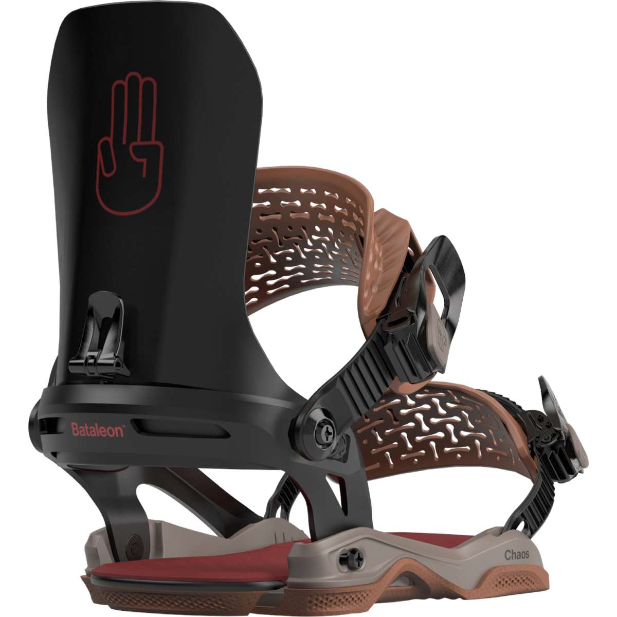 Bataleon Chaos Snowboard Bindings 2024 - All-Mountain Freestyle Snowboard Bindings for Men & Women | Perfect for Park, Powder & Freeriding