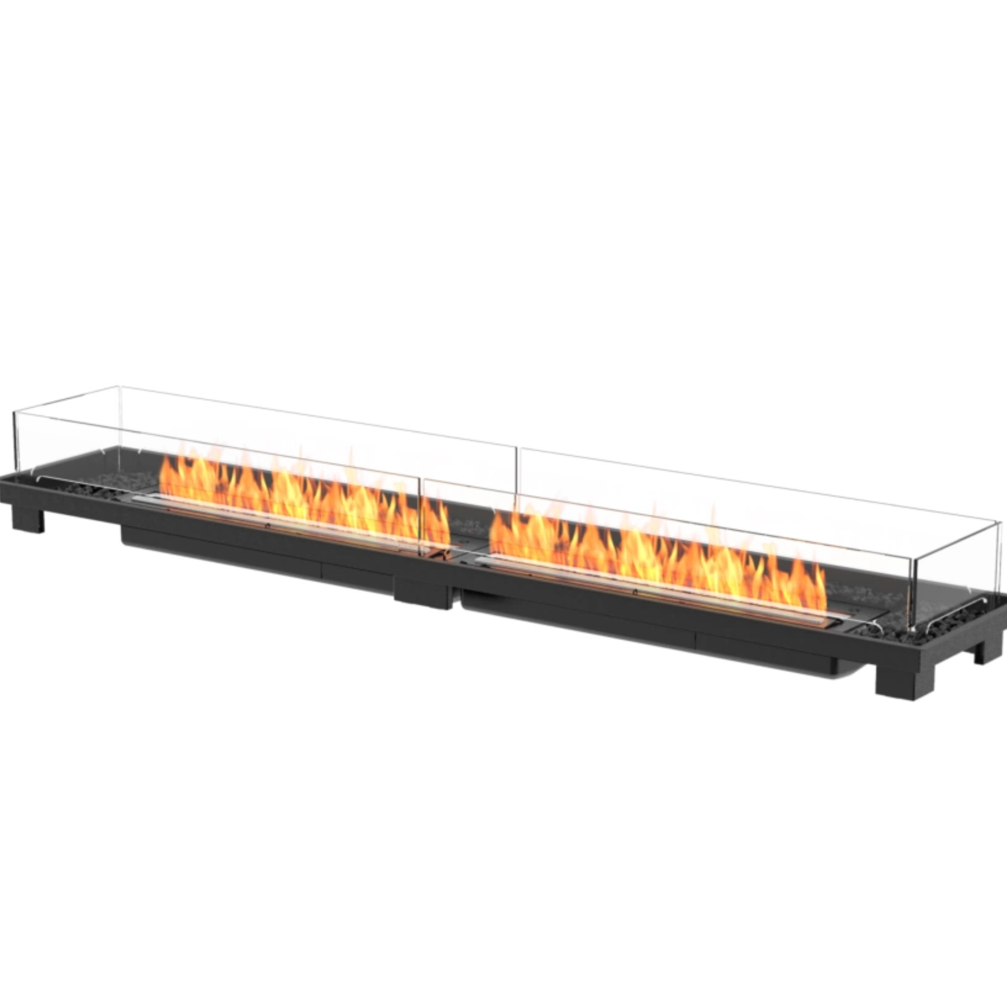 EcoSmart Fire Linear 90 Fire Pit Kit - Outdoor Gas Fireplace for Patio, Backyard & Garden - Perfect for Entertaining & Relaxation