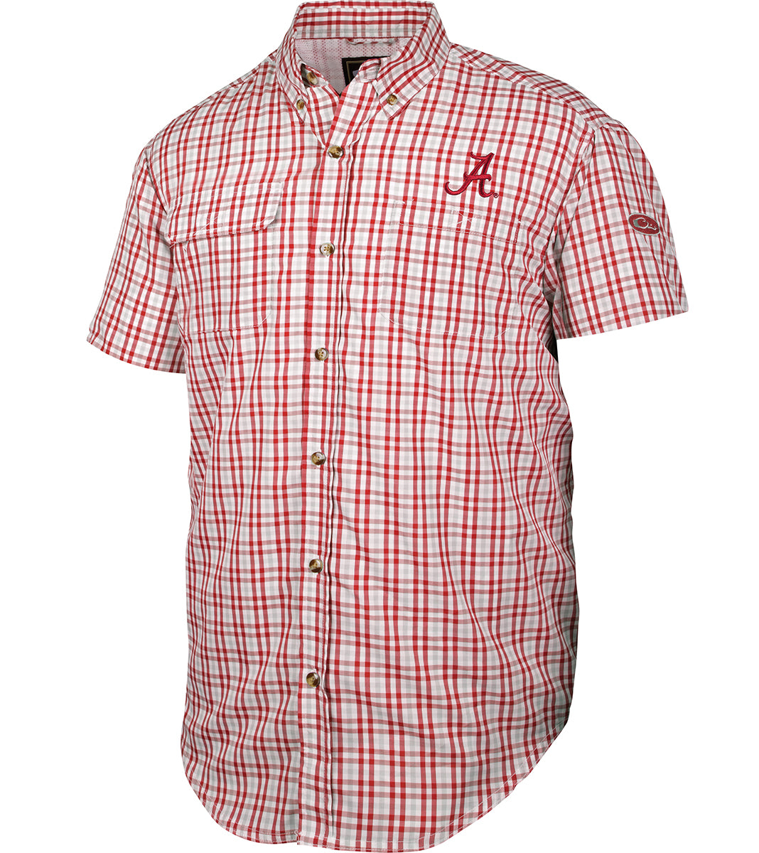 Alabama Gingham Plaid Wingshooter's Shirt Short Sleeve - Classic Hunting & Outdoor Shirt for Men - Perfect for Casual Wear, Shooting Sports & Country Events