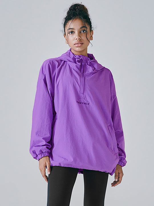Anorak Hooded Windbreaker Jacket for Men & Women - Lightweight Water-Resistant Outdoor Coat for Hiking, Camping & Travel