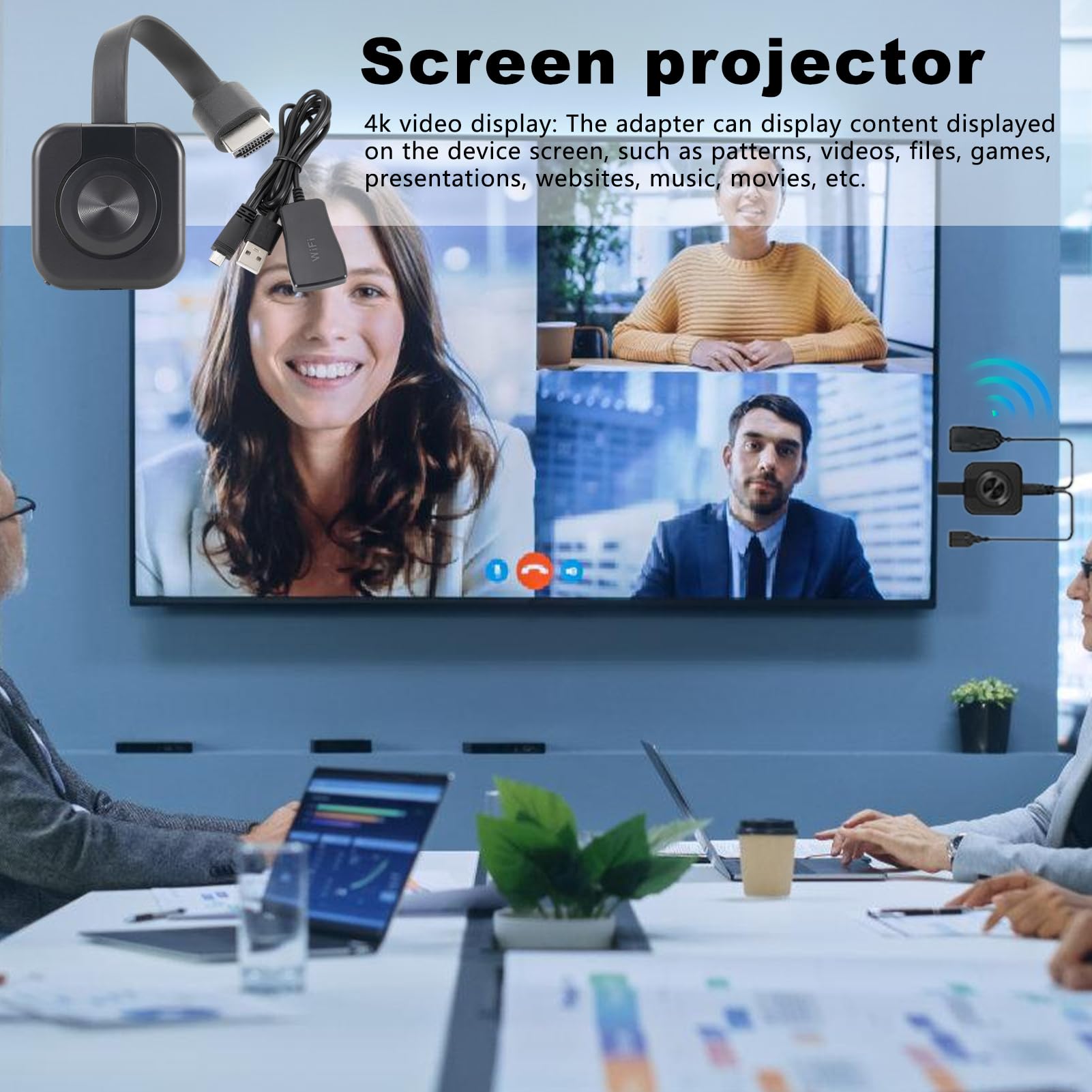 Oldmoom 4K Portable Projector - 1080P & 4K Home Theater Projector for Movies, Gaming, Presentations, and Outdoor Entertainment | HD Projector for Graphics, Documents, Videos & Music | Perfect for Home Cinema, Office Meetings, and Backyard Movie Nights