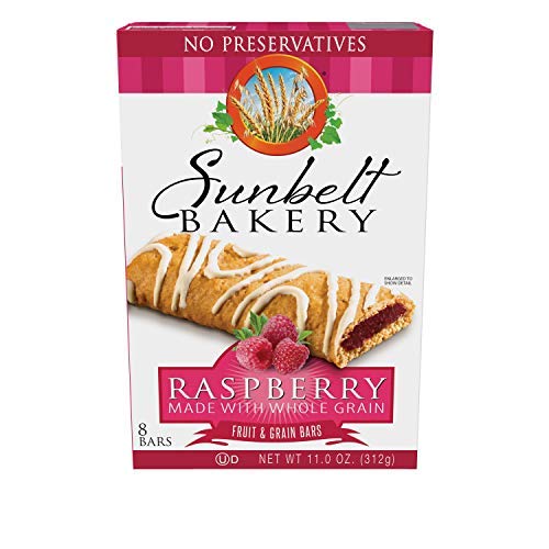 Sunbelt Bakery Fruit & Grain Cereal Bars - 4 Flavor Variety Pack, 32 Healthy Snack Bars (8 Count x 4 Packs), No Preservatives, Non-GMO - Perfect for Breakfast On-The-Go, Lunchboxes & Office Snacks