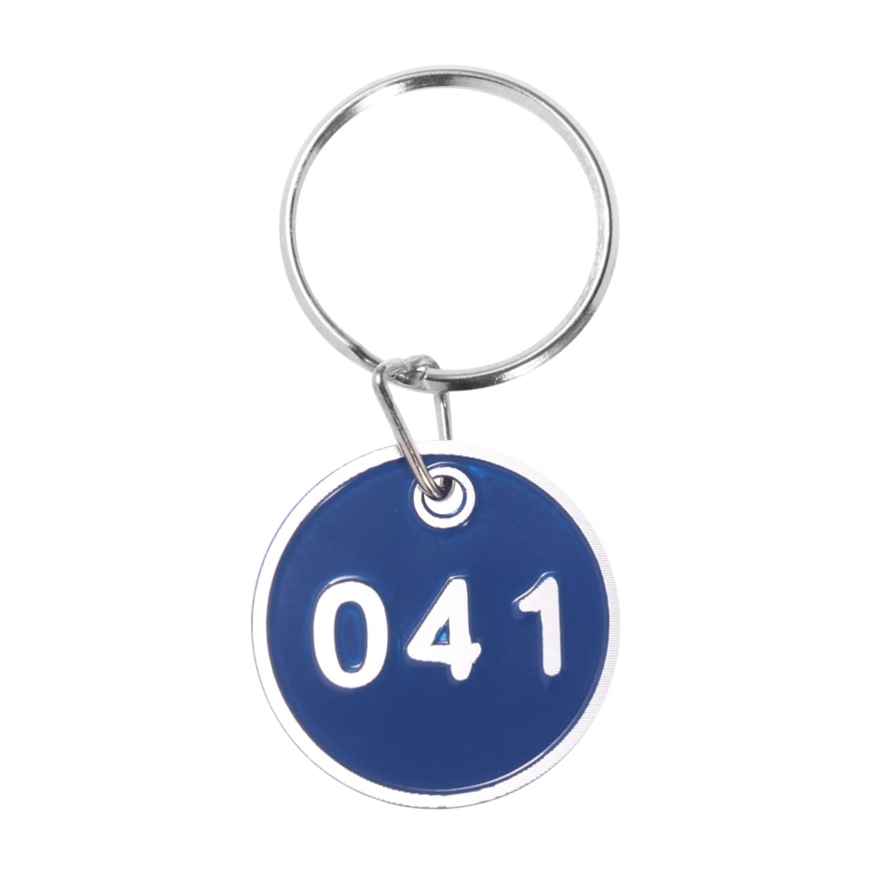 NAMOARLY 50pcs Metal Number Plates - Durable Key Labels, Luggage ID Tags & Storage Organizers for Home, Office & Travel (1-50 Numbered)