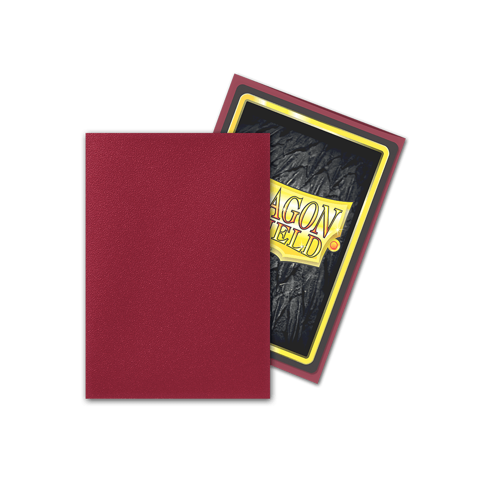 Dragon Shield Matte Card Sleeves - Japanese Size (60 Pack) - Blood Red - Perfect for MTG, Yu-Gi-Oh, and Collectible Card Game Protection