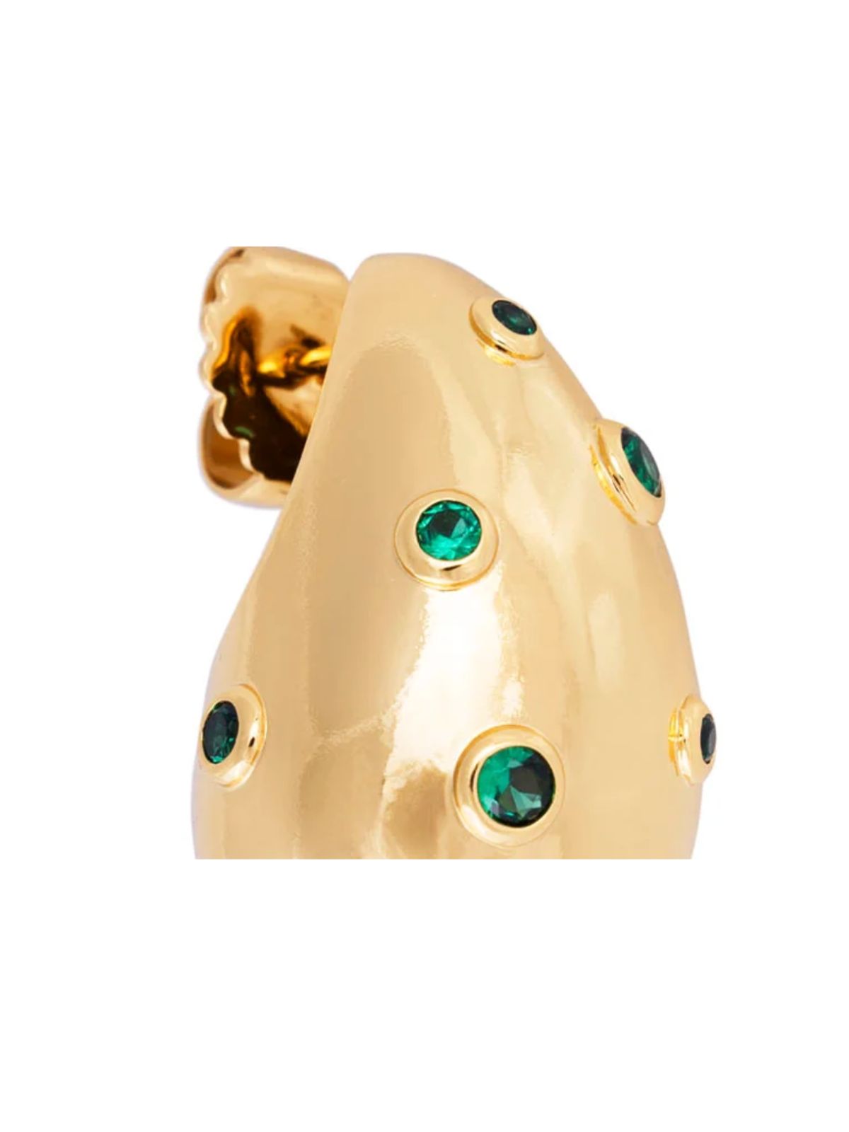 FAIRLEY Green Crystal Monaco Stud Earrings for Women - Elegant & Stylish Jewelry for Parties, Weddings & Everyday Wear