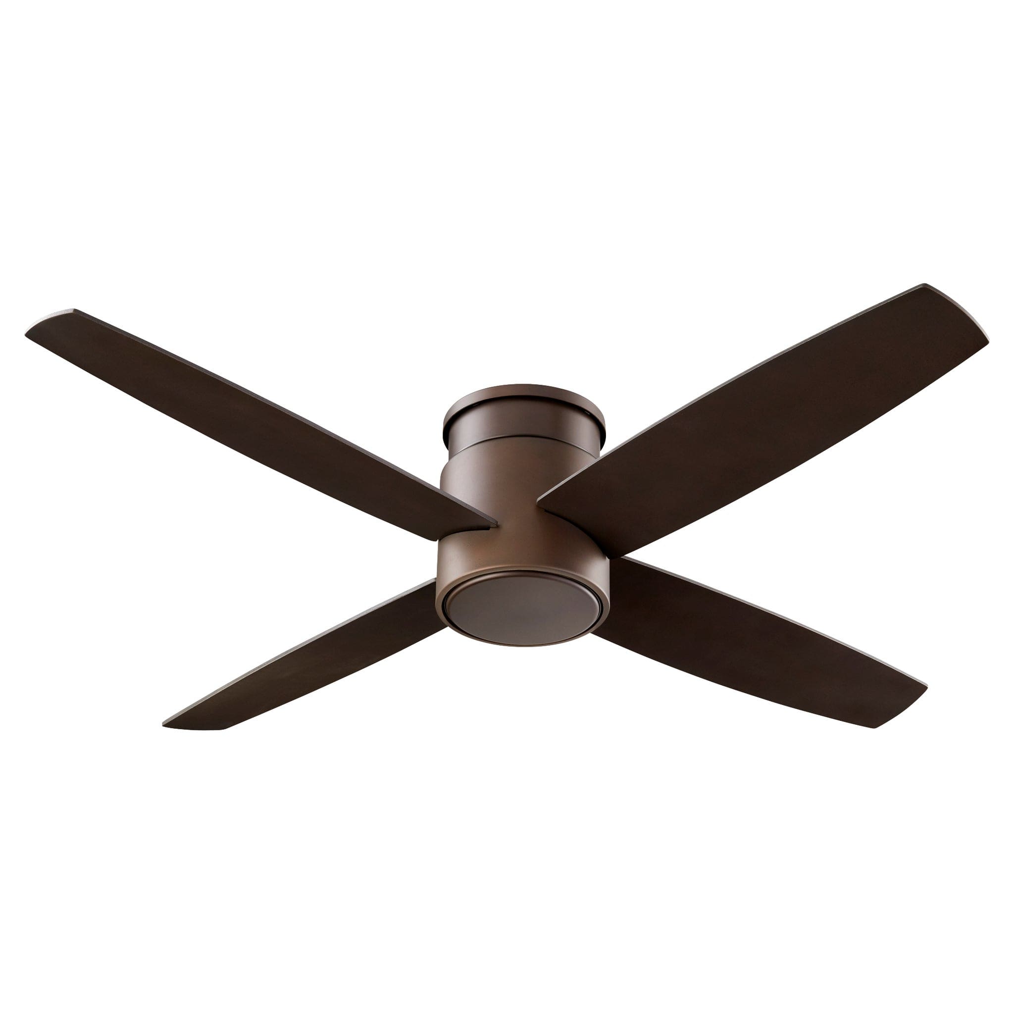 52 Inch Low Profile Ceiling Fan with Remote Control - Oiled Bronze Finish, Energy Efficient Quiet Motor for Bedroom, Living Room & Indoor Use - Oslo Hugger Design by Oxygen 3 102 22
