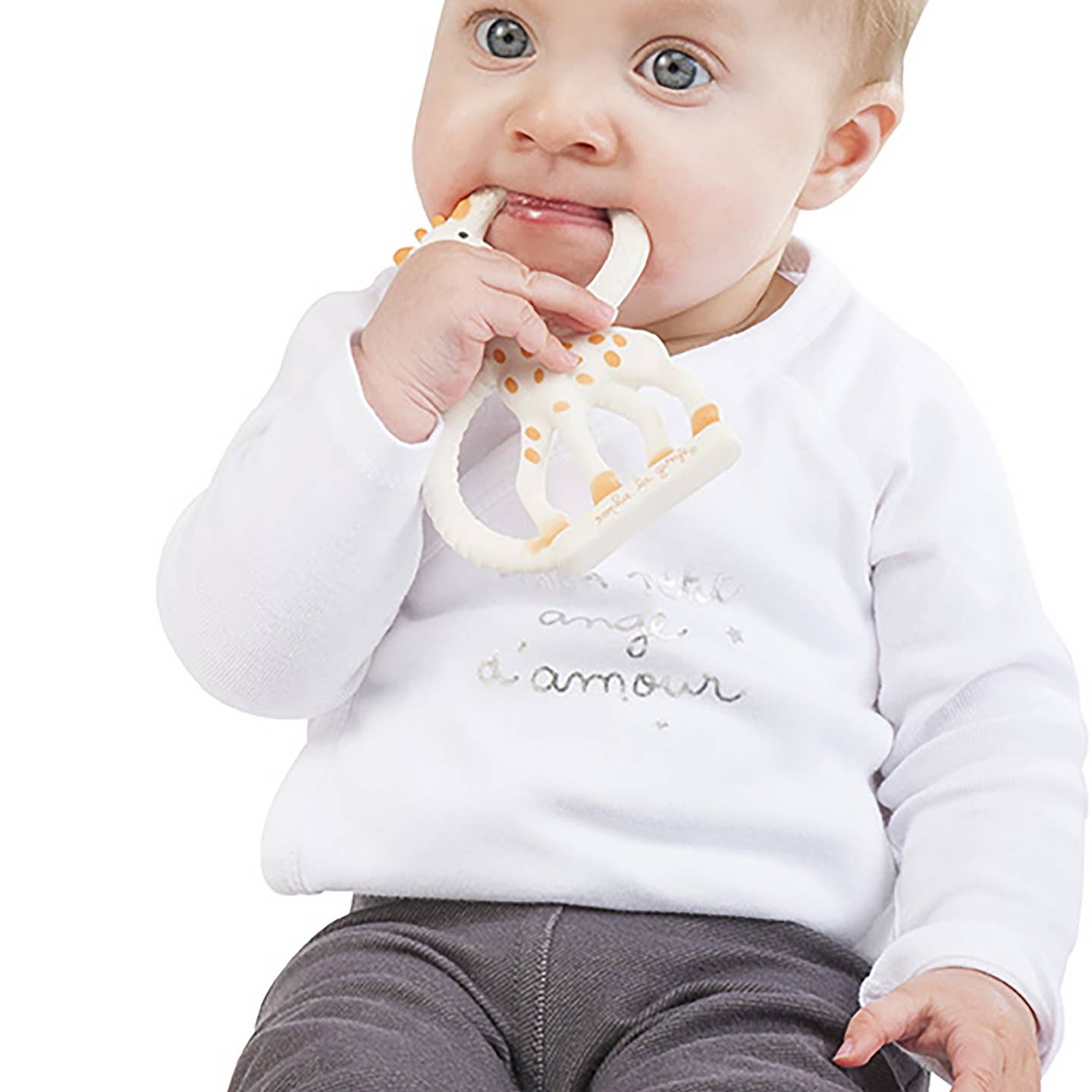 Sophie la Girafe Teething Toy for Babies - Natural Rubber Chew Toy for Soothing Sore Gums - Perfect Baby Shower Gift & Newborn Teether for Infants 0-12 Months - Ideal for Home, Travel & Daycare Use