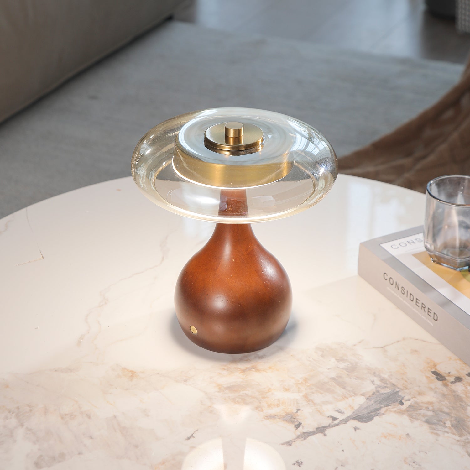 Theo Table Lamp - Modern LED Desk Lamp with Adjustable Brightness & Color Temperature for Home Office, Bedroom, and Study Room