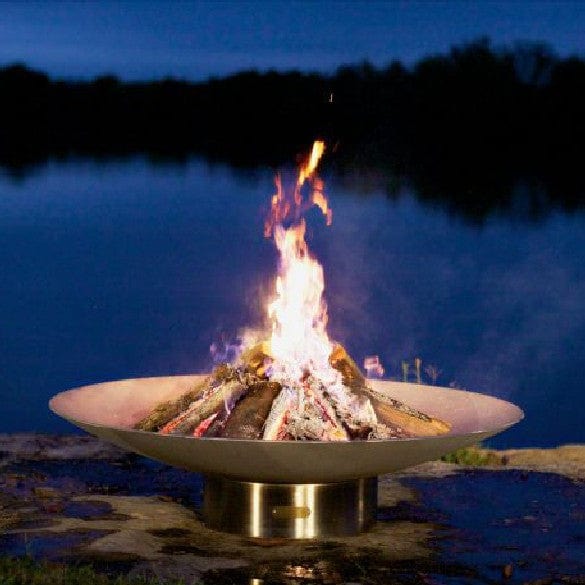 Bella Vita 58 Inch Outdoor Fire Pit - Heavy Duty Steel Wood Burning Firepit for Backyard, Patio, Camping & Garden - Perfect for Roasting Marshmallows & Outdoor Gatherings