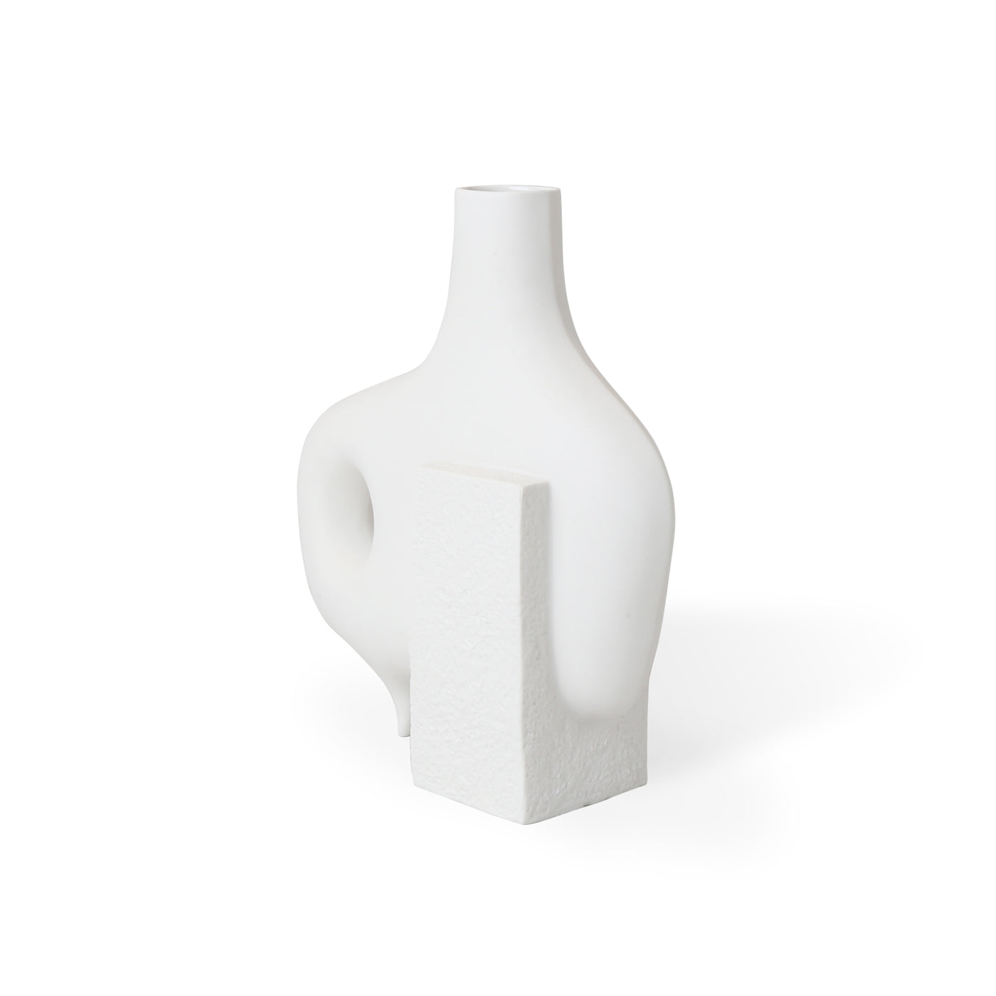 Paradox Medium Vase - Modern Ceramic Flower Vase for Home Decor, Office Desk & Wedding Centerpieces - Perfect for Fresh Flowers, Artificial Plants & Interior Design