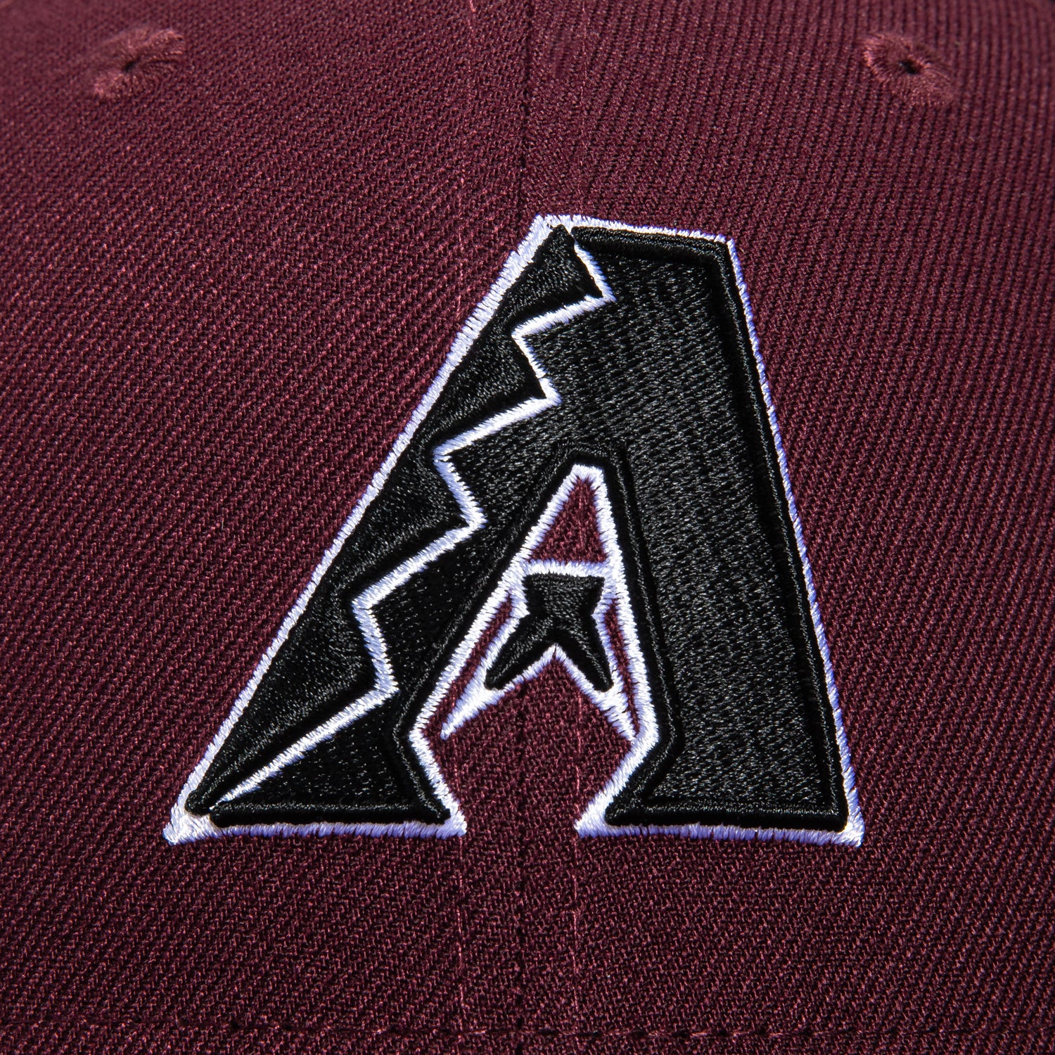 New Era 59Fifty Arizona Diamondbacks Mexico Flag Patch Snapback Hat - Maroon, Black & White | Official MLB Licensed Baseball Cap for Fans, Streetwear & Sports Enthusiasts