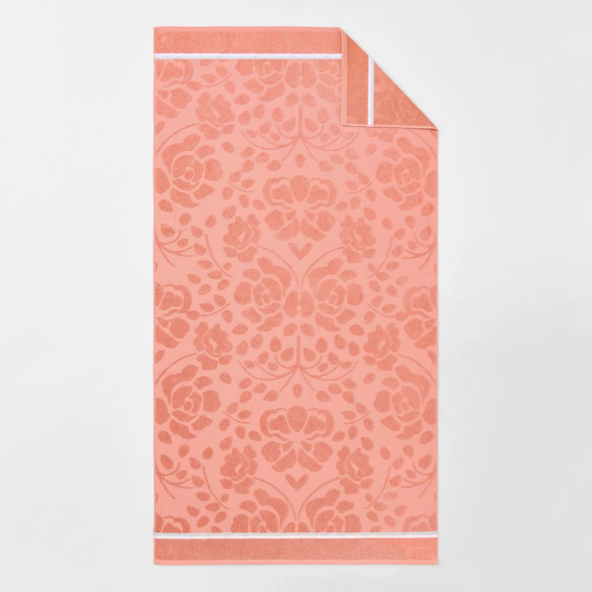 Sheridan Allena Pink Clay Beach Towel - Soft, Absorbent & Quick-Dry for Pool, Beach, Yoga & Outdoor Adventures