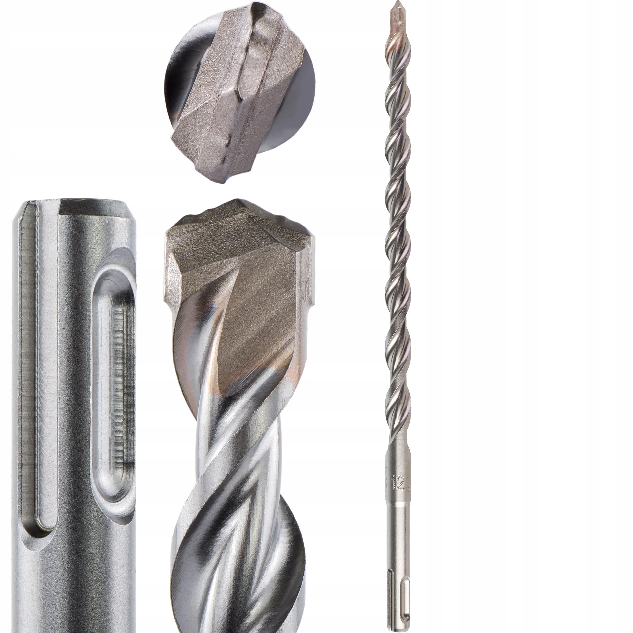 Milwaukee SDS-Plus Drill Bit 2 Flutes 12 x 260mm - Perfect for Masonry, Concrete & Stone Drilling in Construction & DIY Projects