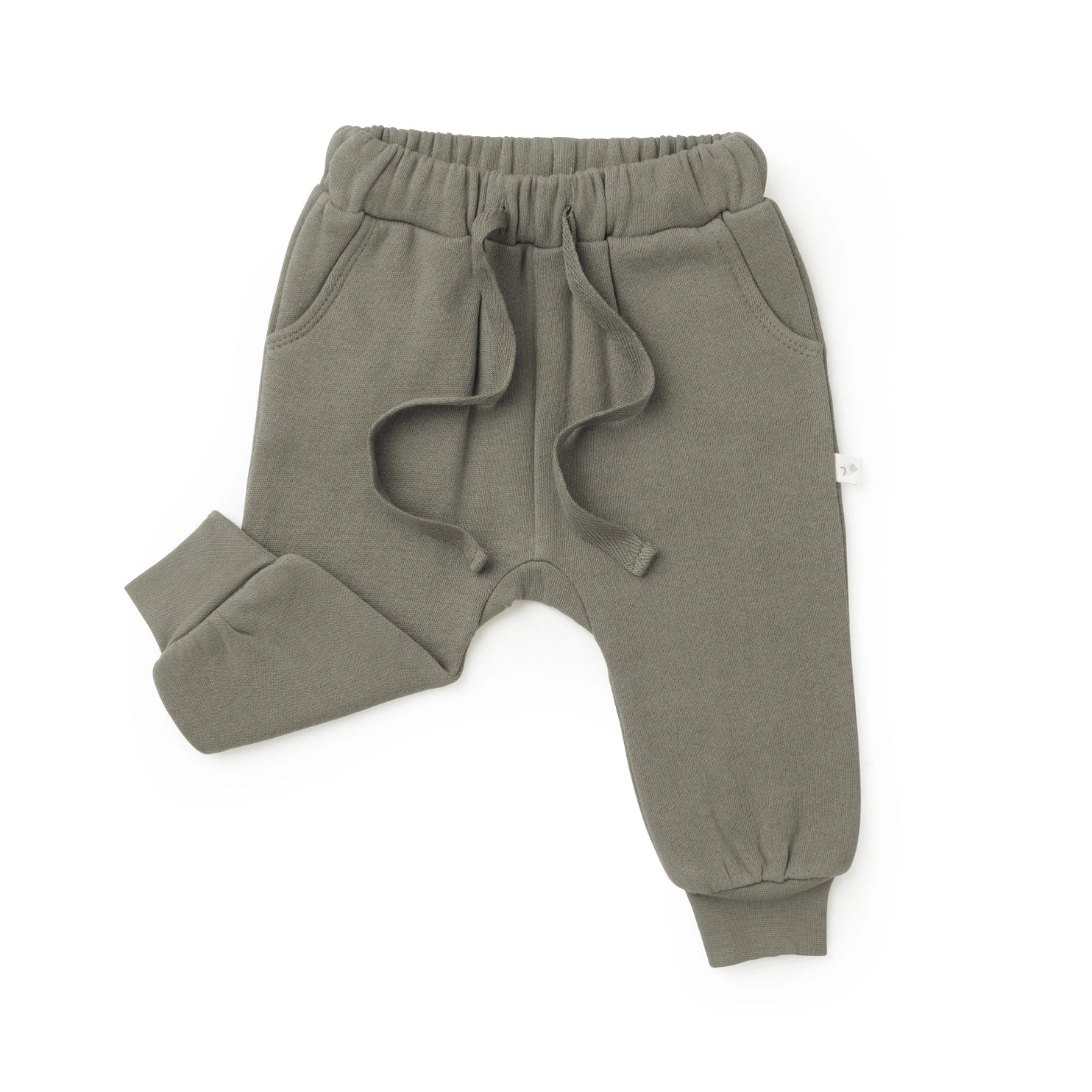 Organic Jogger Pants for Women - Soft Comfortable Olive Green Lounge Pants for Yoga, Running & Casual Wear