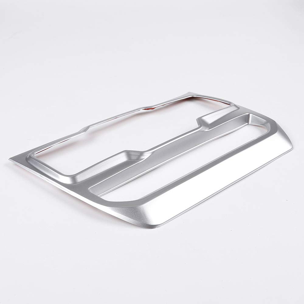 JeCar Silver Center Console Window Control Panel Trim Cover for 2018-2024 Jeep Wrangler JL JLU & Gladiator JT - Interior Accessories Upgrade for Enhanced Style & Protection - Perfect for Off-Road Adventures & Daily Driving