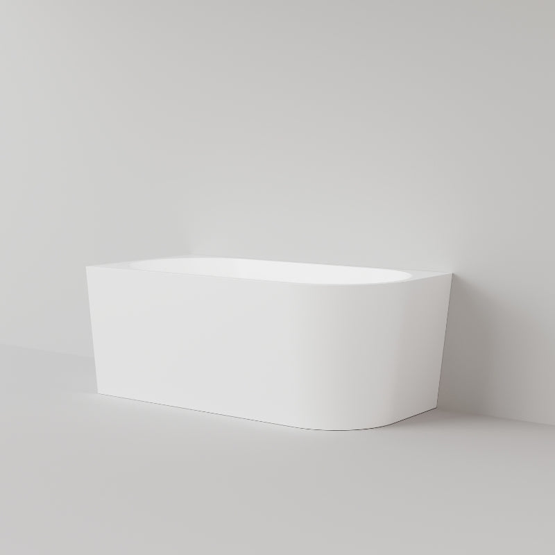 Bao Bon 1500mm Corner Bathtub - Freestanding Acrylic Soaking Tub with Non-Slip Surface, Perfect for Small Bathrooms & Spa Relaxation at Home