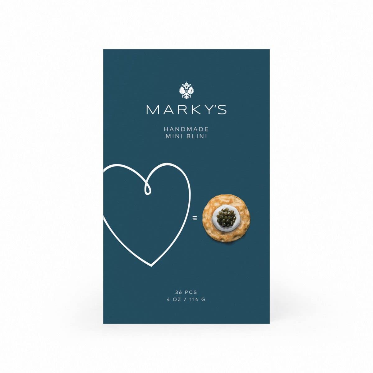 Premium MARKY'S American Caviar Gift Set - 4 Varieties (Hackleback, Paddlefish, Bowfin, Keta Salmon Roe) - 1 oz / 28g Each - Includes Mother of Pearl Spoon, Plate, Tin Opener & Blini - Ideal for Gourmet Gifts, Luxury Dining & Special Occasions - Ships Overnight with Cooler Bag