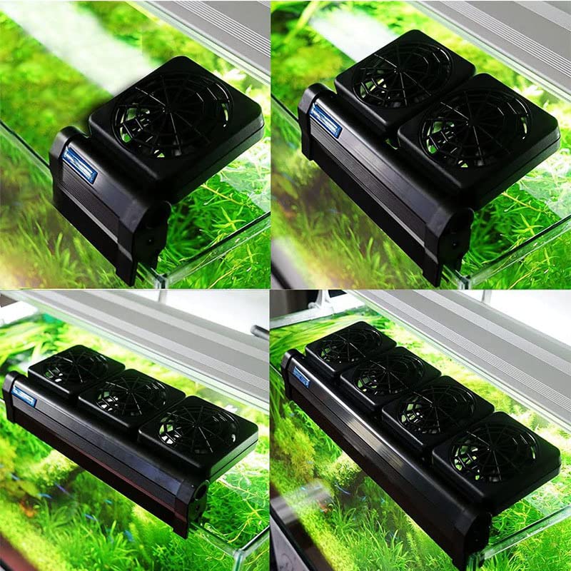 LONDAFISH Aquarium Chillers & Cooling Fan System - 3 Fan Fish Tank Cooler for Saltwater & Freshwater Aquariums | Perfect for Tropical Fish Tanks & Marine Life Temperature Control
