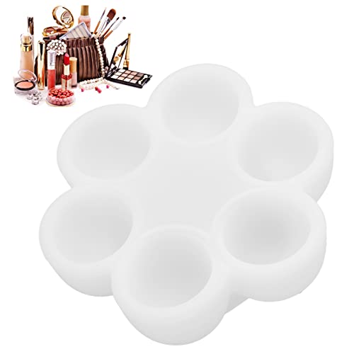 6-Cavity Ellipse Silicone Soap Molds - Reusable DIY Candle & Soap Making Kit - Flexible Egg Organizer for Handcrafted Soaps, Candles & Bath Bombs - Perfect for Home Spa, DIY Gifts & Craft Projects
