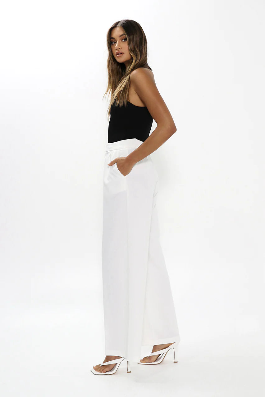 Presley Pants for Women - High Waisted Stretch Comfortable Trousers | Perfect for Work, Office, and Casual Wear