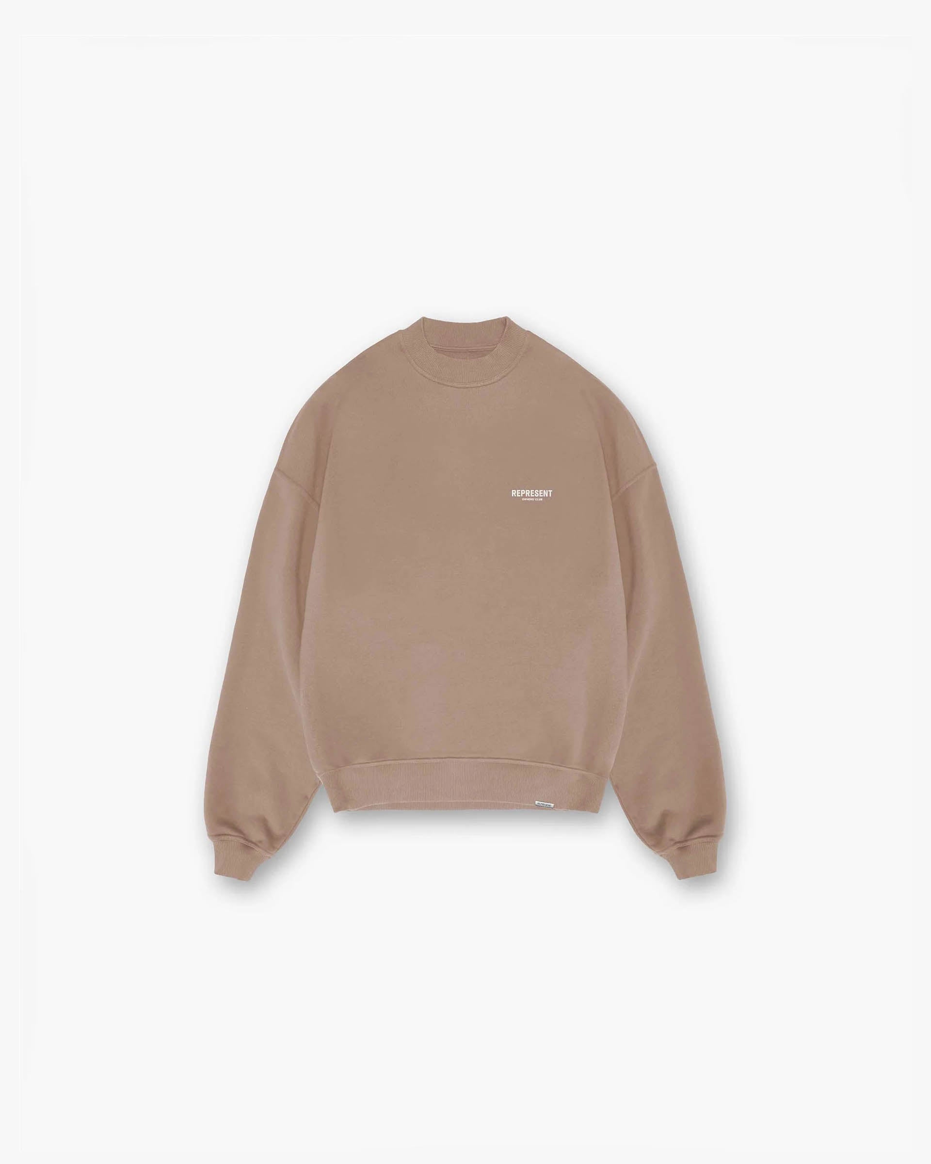 Represent Owners Club Sweater - Premium Stucco Knit Pullover for Men & Women | Cozy Casual Wear for Street Style & Lounge Outfits