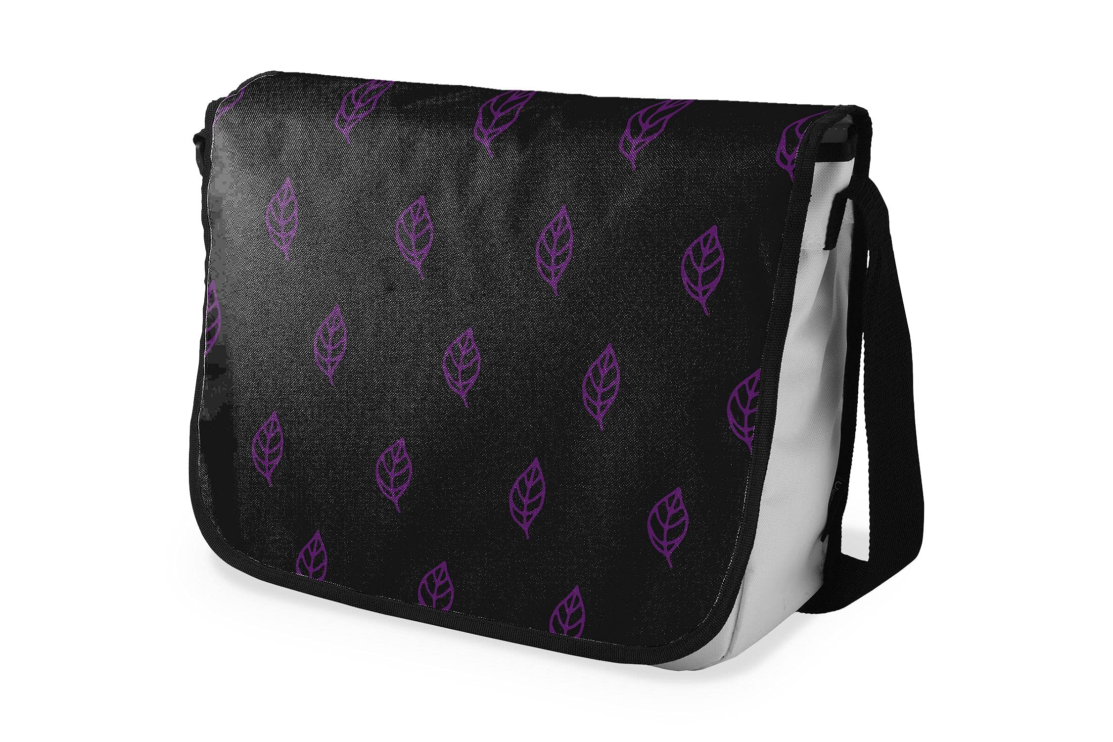 Bonamaison Digital Print Messenger Bag for School & College Students - Crossbody Shoulder Bag with Adjustable Black Strap (29x36cm) - Perfect for Daily Commute, Campus Life & Travel Essentials