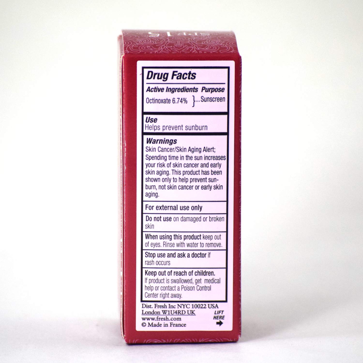 Fresh Sugar Lip Treatment SPF 15 - Petal 4.3g | Hydrating Lip Balm with Sun Protection | Perfect for Daily Moisture & UV Defense
