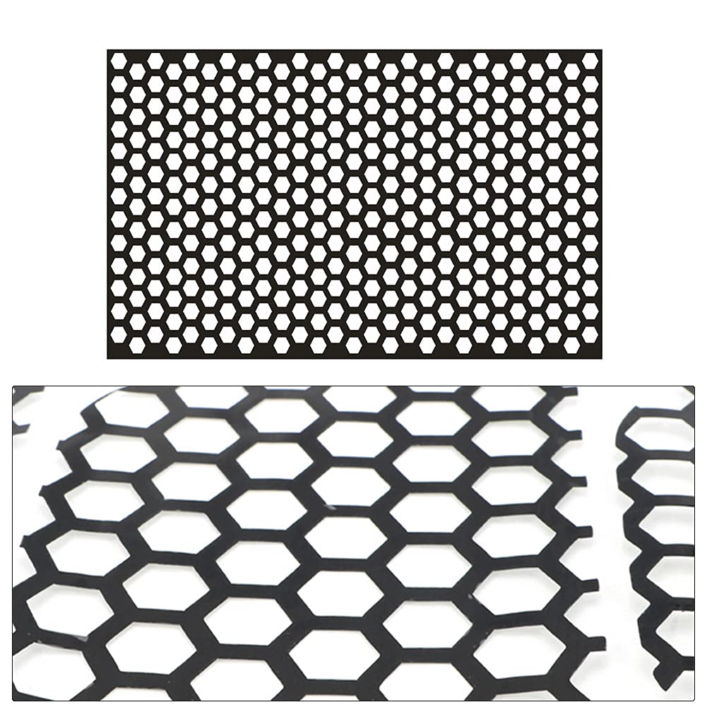 Honeycomb Car Tail Light Decals - Universal Rear Light Stickers (48cm x 30cm) - Upgrade Your Vehicle's Style for Night Driving & Car Shows