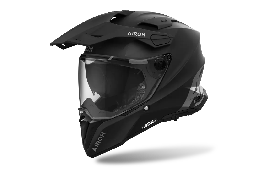 Airoh Commander 2 Motorcycle Helmet - Matte Black Full Face Helmet for Street & Racing Bikes - DOT & ECE Certified for Safety - Perfect for Commuting, Touring & Track Days
