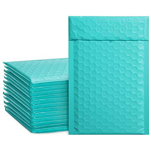 4x8 Bubble Mailer Padded Envelopes - Waterproof & Tear-Resistant Shipping Bags for Ecommerce, Jewelry, Small Items (Teal) - Perfect for Online Sellers, Amazon FBA & eBay Shipping