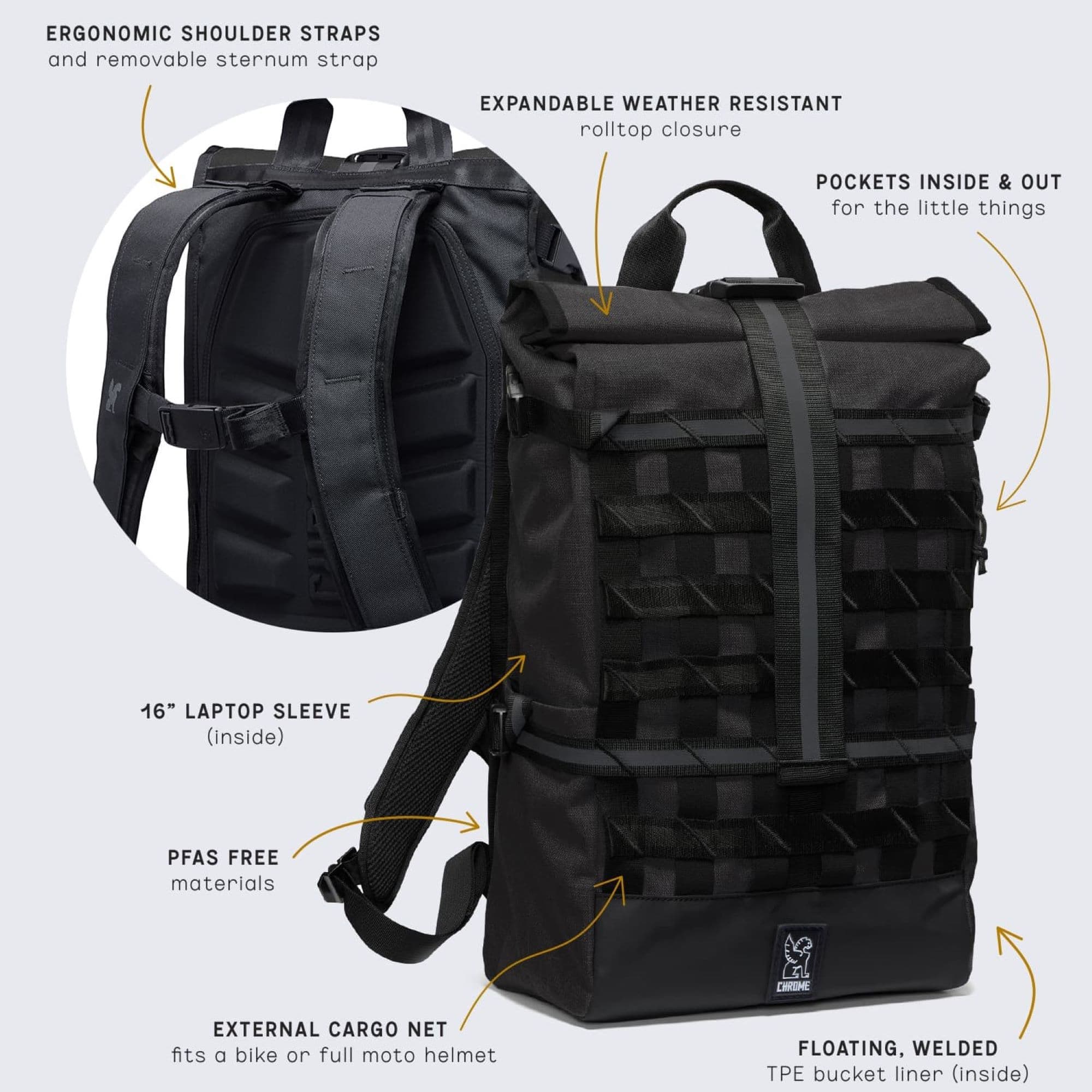 Barrage 22L Backpack - Lightweight Hiking Daypack for Men & Women - Water-Resistant Outdoor Travel Backpack for Camping, Trekking, School & Daily Use