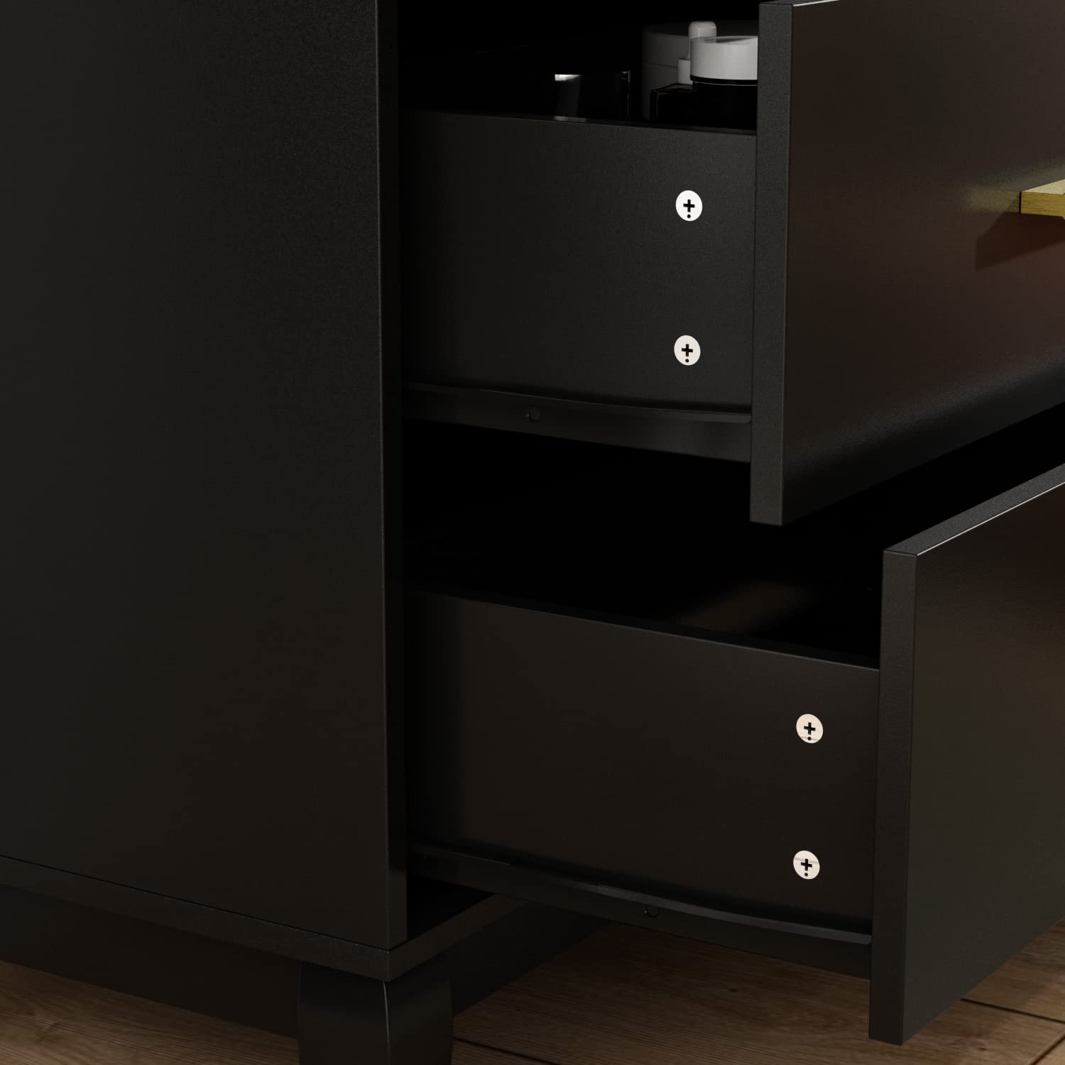 AIEGLE 6-Drawer Wooden Dresser with Sturdy Wood Legs - 47.2