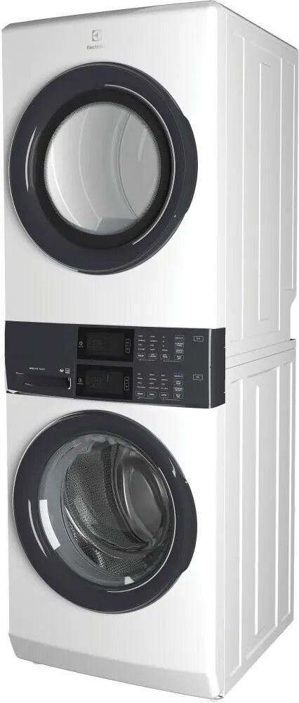 Electrolux ELTE7300AW 27 Inch Front Load Washer and Electric Dryer Combo with LuxCare Technology in White - Perfect for Laundry Rooms, Apartments, and Energy-Efficient Homes