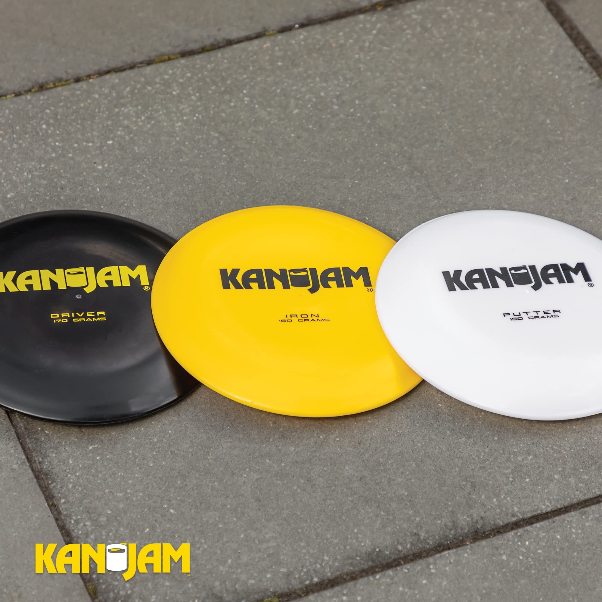 Kan Jam Ultimate Disc Golf Set - Includes 1 Disc Golf Disc & 2 Basket Retrievers - Portable Outdoor Frisbee Golf Game with Carry Bag for Backyard, Park & Beach Fun