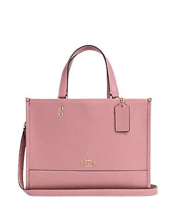Coach Dempsey Carryall Tote Bag - Genuine Leather Handbag for Women, Spacious Work & Travel Tote - Perfect for Office, Commute & Weekend Getaways
