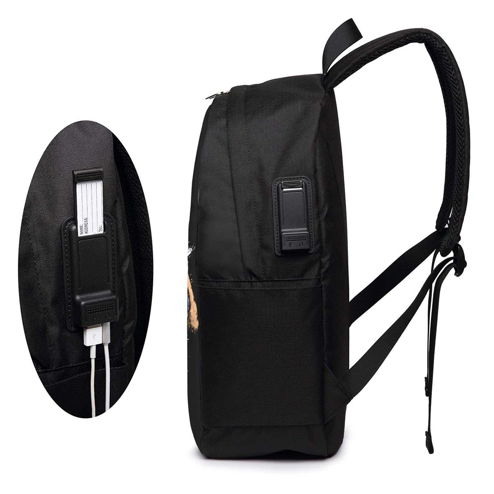 Paris Saint-Germain PSG #30 2023 Official Licensed Backpack - 17 Inch Laptop Bag with USB Charging Port, School Bookbag & Travel Backpack for Men & Women - Perfect for College, Work & Daily Commute