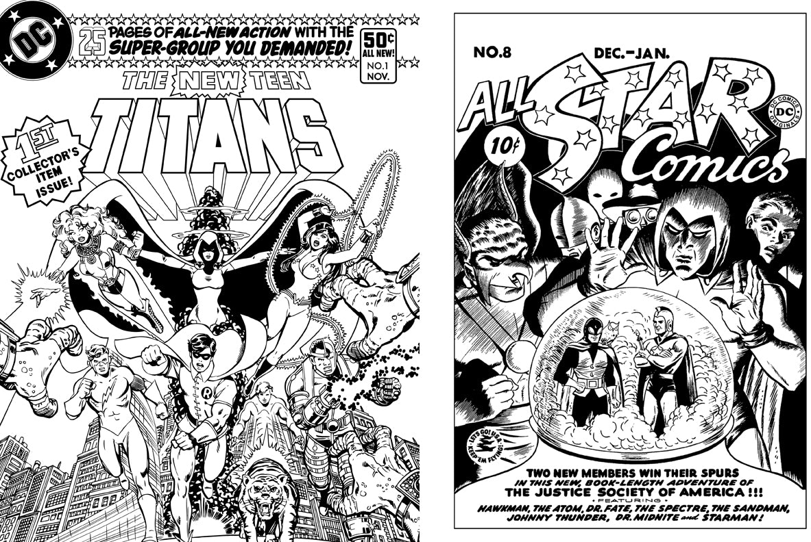 DC Comics Coloring Book for Adults & Kids - Superhero & Villain Art Therapy for Stress Relief & Creativity | Perfect for Gifts, Parties & Relaxation