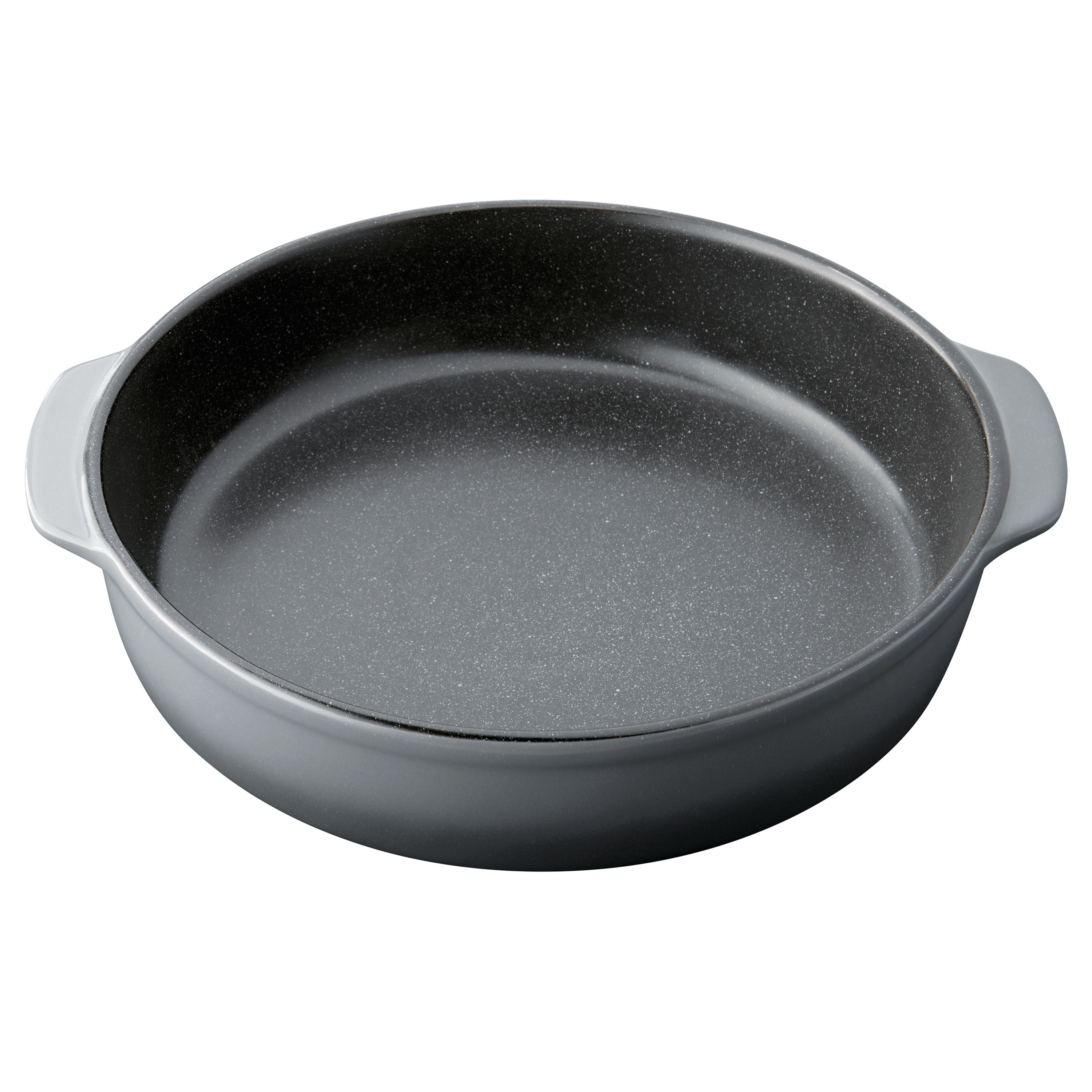 BergHOFF GEM Stoneware 4-Piece Bakeware Set - Family Size Baking Dishes for Casseroles, Pies & Desserts | Oven & Microwave Safe Dinnerware for Family Gatherings & Holiday Meals