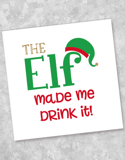 Elves Are Watching Beverage Napkins - 36 Count Holiday Party Paper Napkins for Christmas, New Year & Winter Celebrations - Perfect for Cocktail Parties, Family Gatherings & Festive Decorations