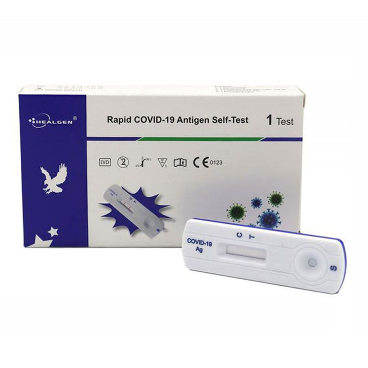 10 Pack Healgen Rapid Antigen Test Kit for COVID-19 & Coronavirus - Home Use, Travel, Workplace Screening & Emergency Preparedness