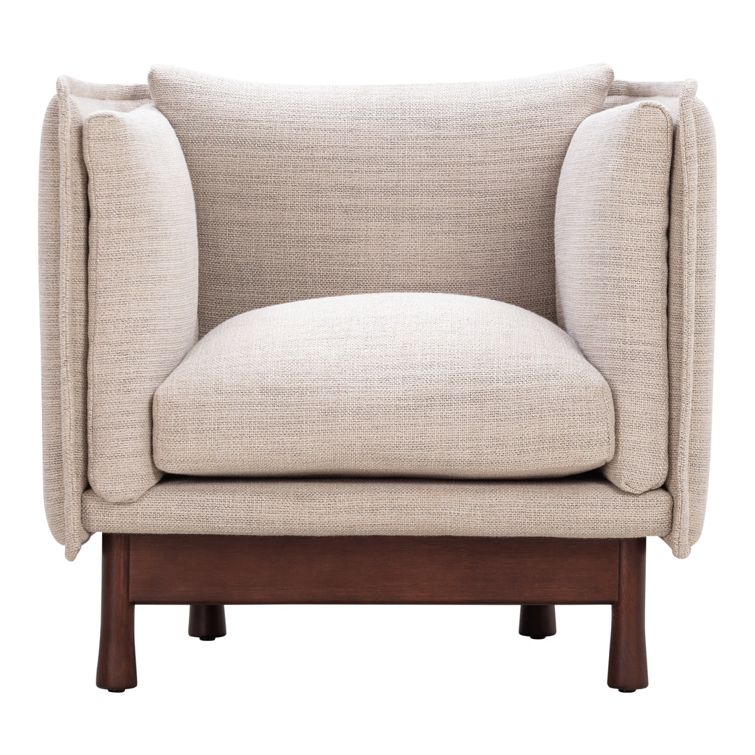 Jonas Wagell Kite Club Chair by Wendelbo - Modern Scandinavian Lounge Chair for Living Room, Bedroom & Office - Perfect for Relaxing and Reading