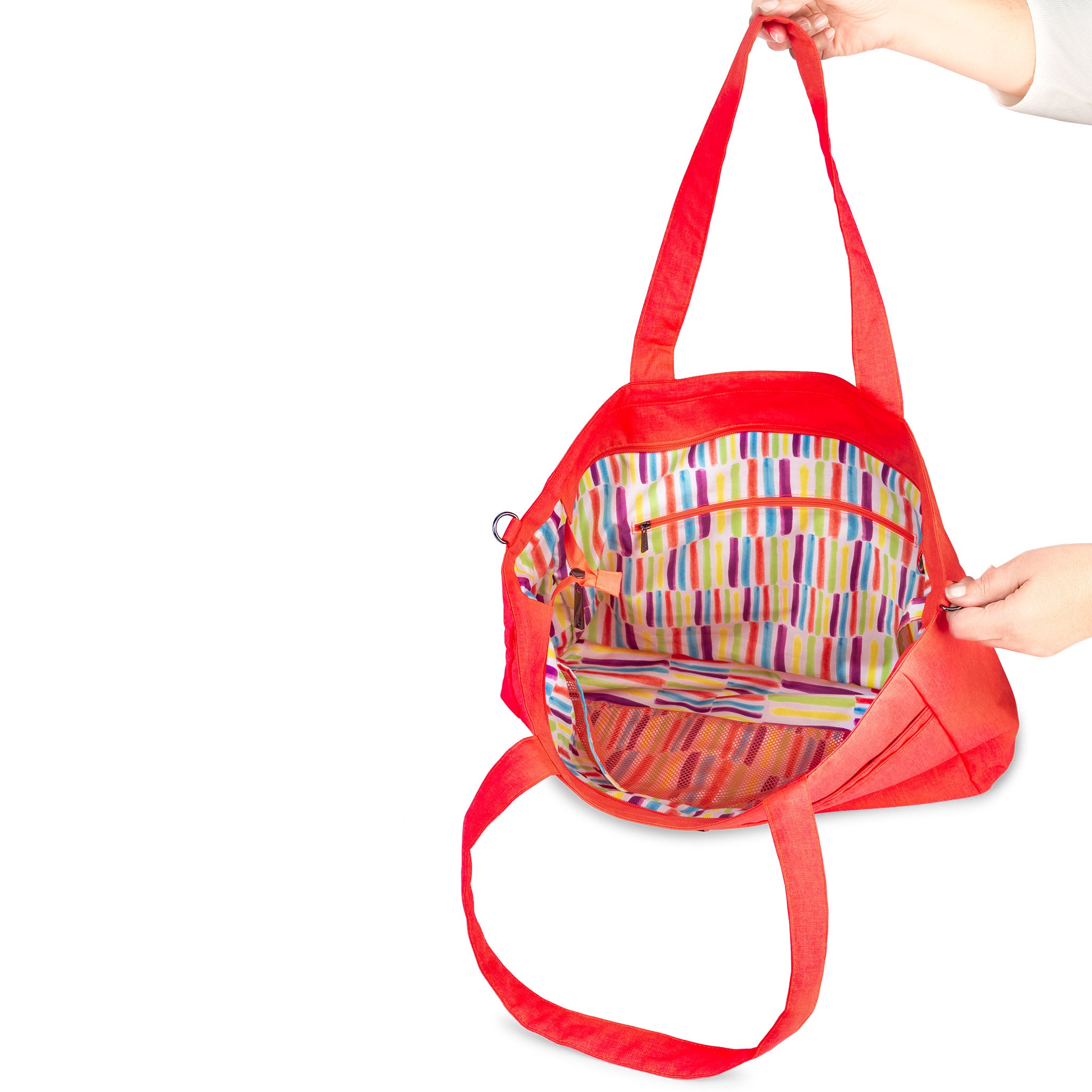Ju Ju Be Chromatics Fluorescents Collection - Stylish & Functional Diaper Bags for Moms on the Go | Perfect for Travel, Work & Daily Errands