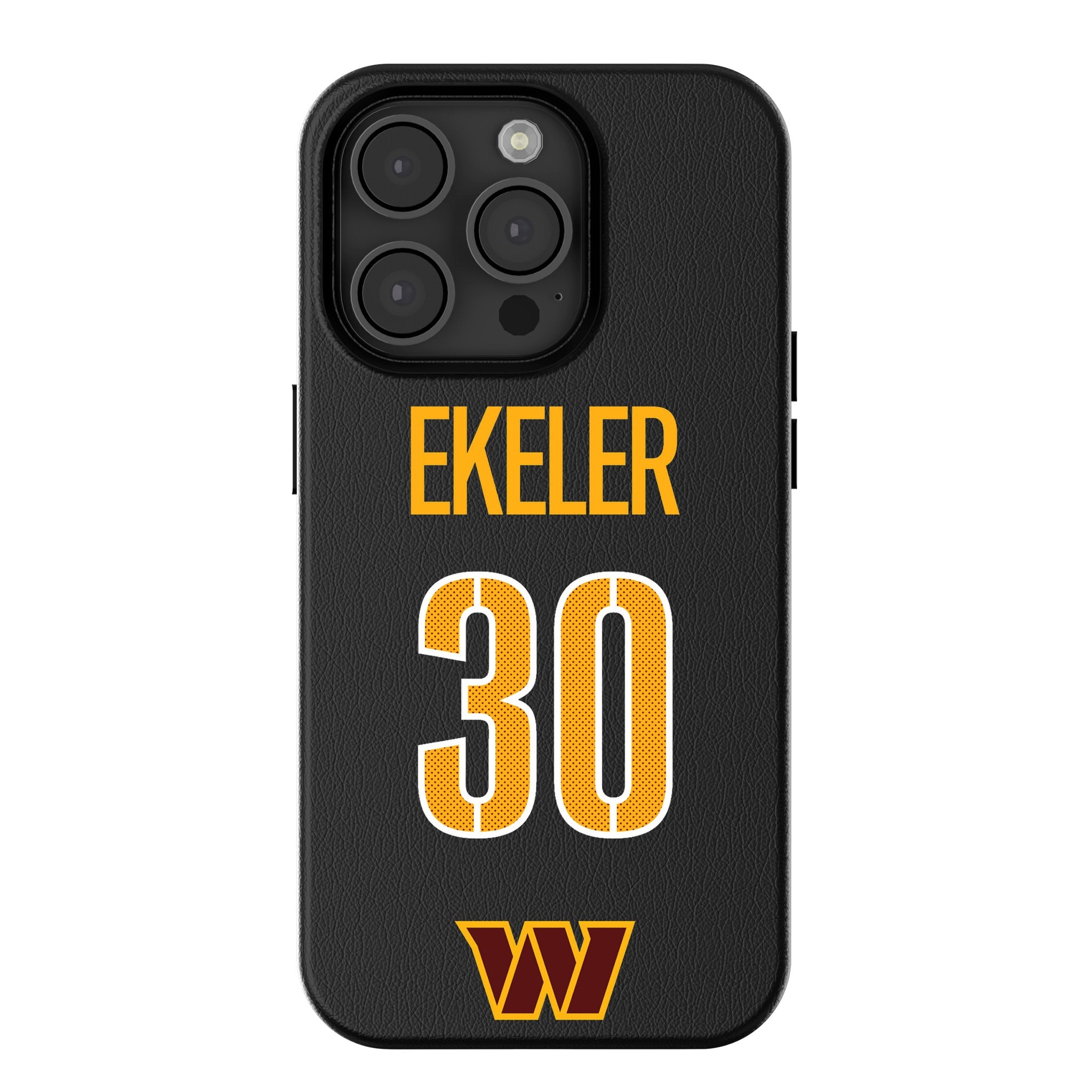 Austin Ekeler Washington Commanders 30 MagSafe Compatible Phone Case for iPhone 15/14/13/12 Pro Max - Durable NFL Team Design for Football Fans & Game Day Support