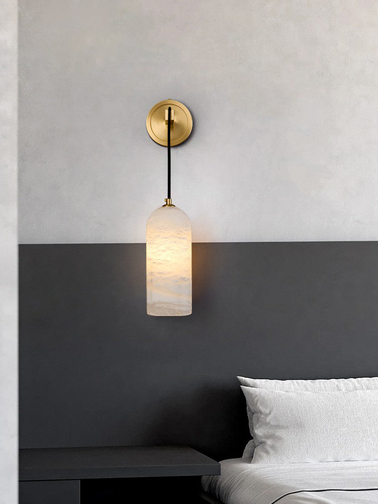 Stylish Monty Wall Lamp - Modern LED Sconce Light for Bedroom, Living Room & Hallway - Energy Efficient Home Decor Lighting Fixture (Black) - Perfect for Ambient, Accent & Reading Light