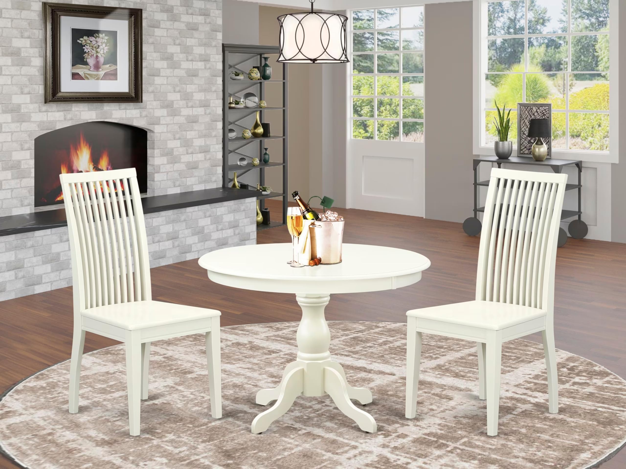 Modern 3-Piece Dining Table Set - 42