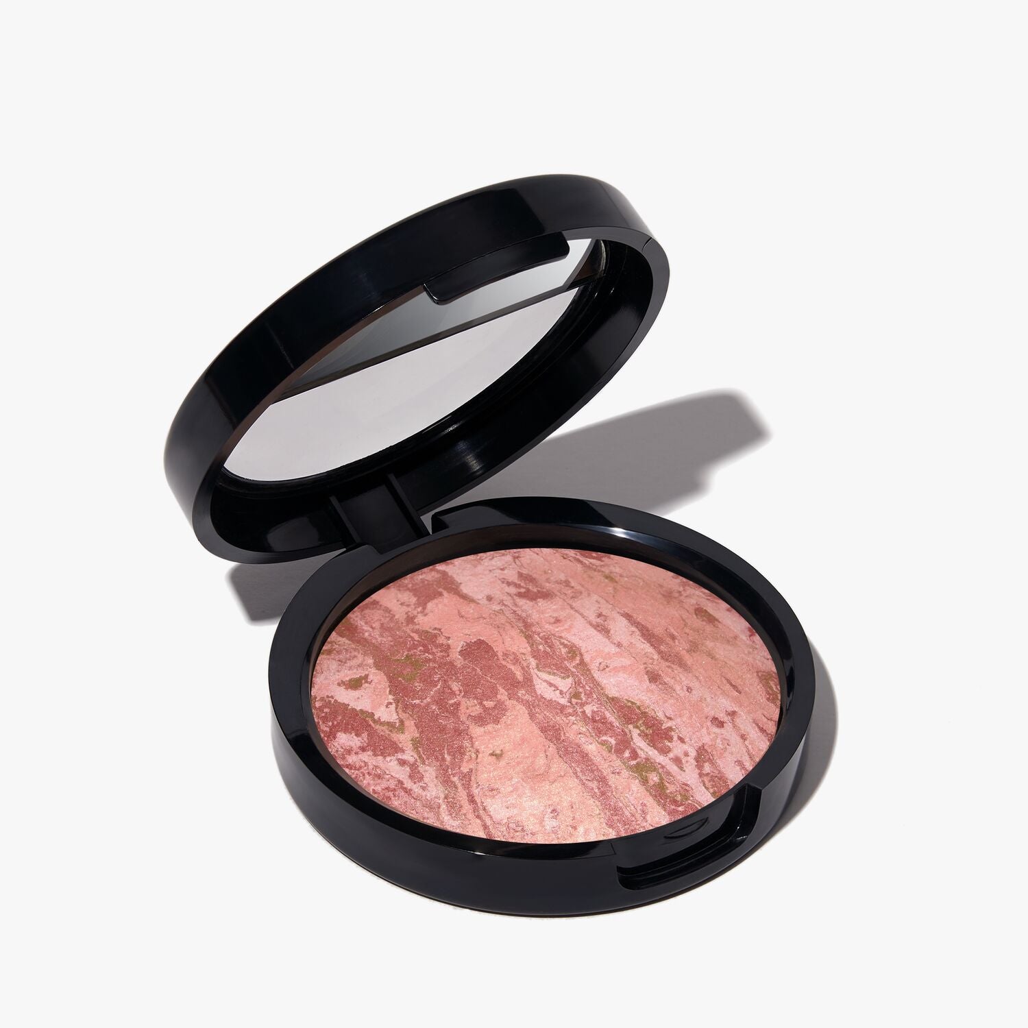 Baked Blush and Bronze 2-in-1 Marbleized Makeup Palette - Perfect for Contouring & Highlighting for Day to Night Looks