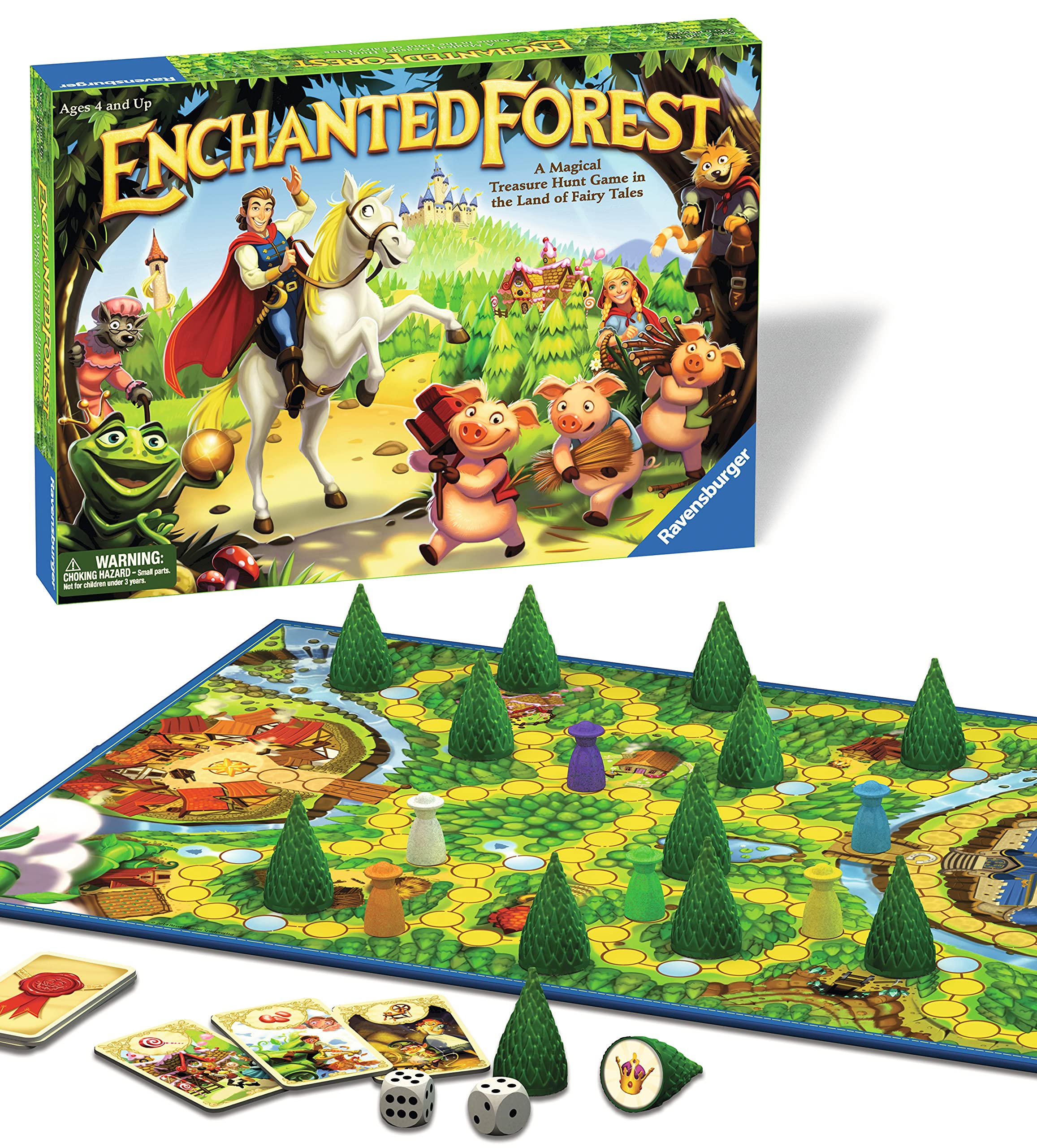 Enchanted Forest - Magical Adventure Board Game for Kids | Fun Family Game Night Activity | Perfect for Birthday Gifts & Indoor Play