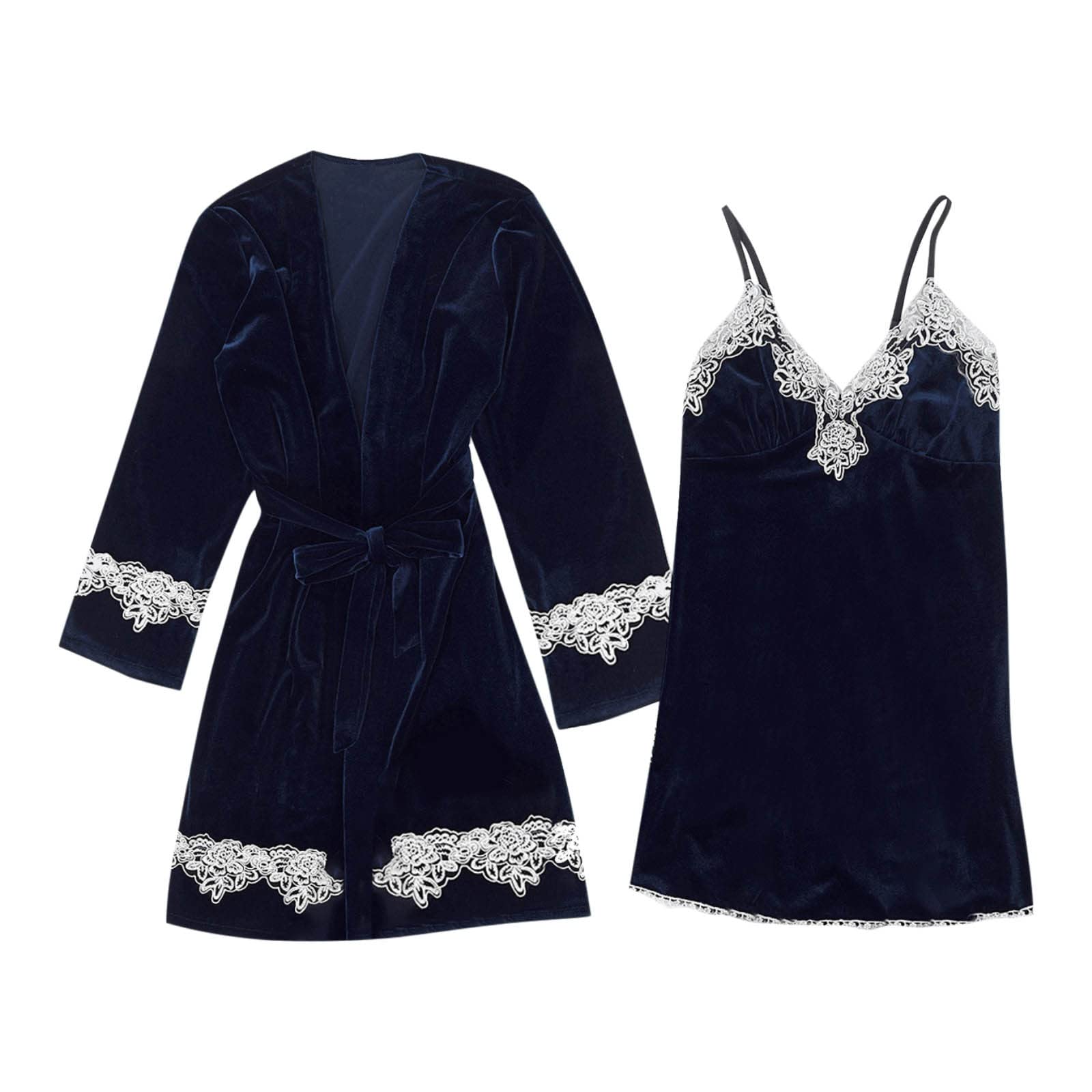 Women's Velvet Pajama Set - Gold Sleepwear for Home & Lounge