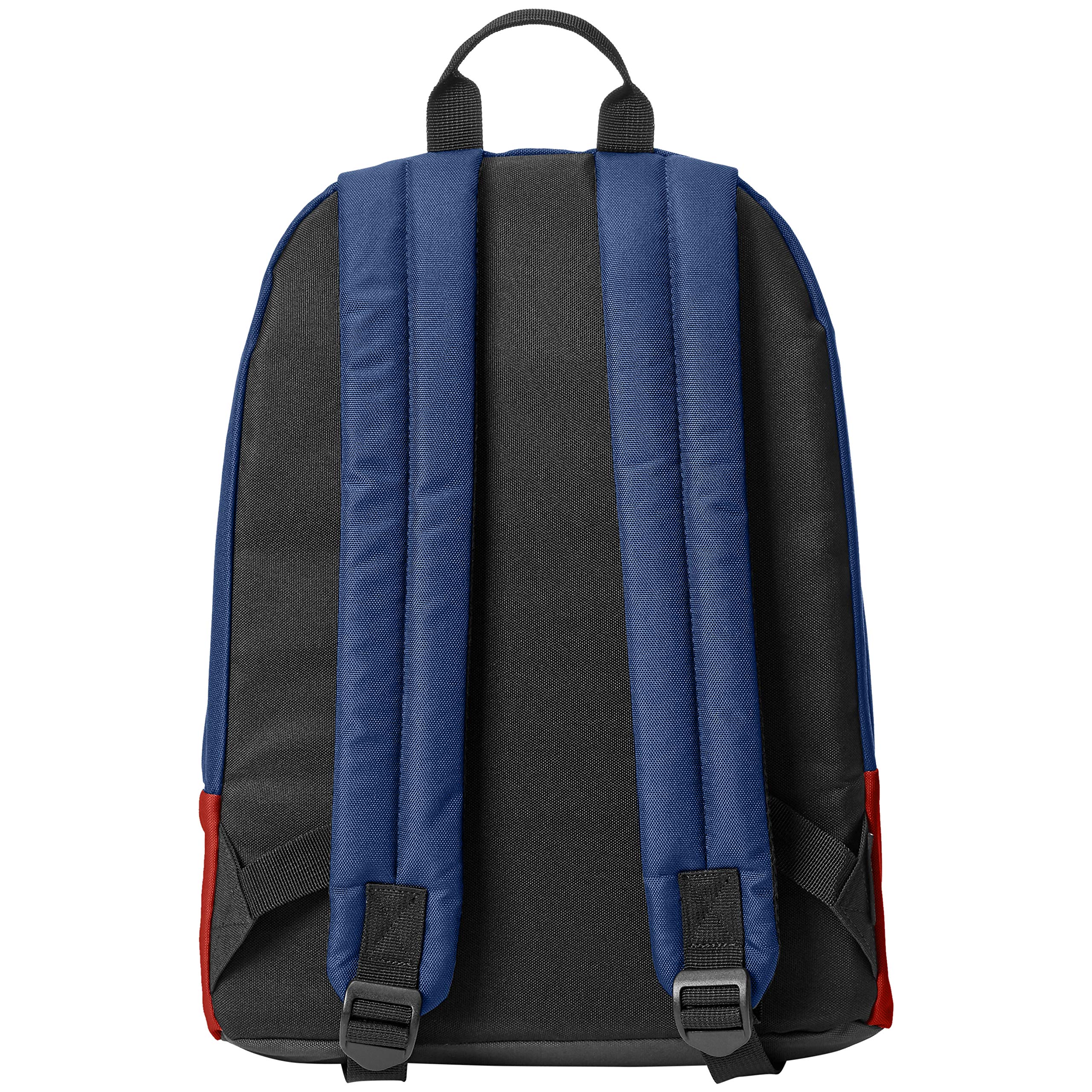 Amazon Basics Everyday Backpack - Lightweight Durable Laptop Backpack for Work, School & Travel, Water-Resistant, Multiple Pockets, Blue - Perfect for Commuting, College & Business Trips